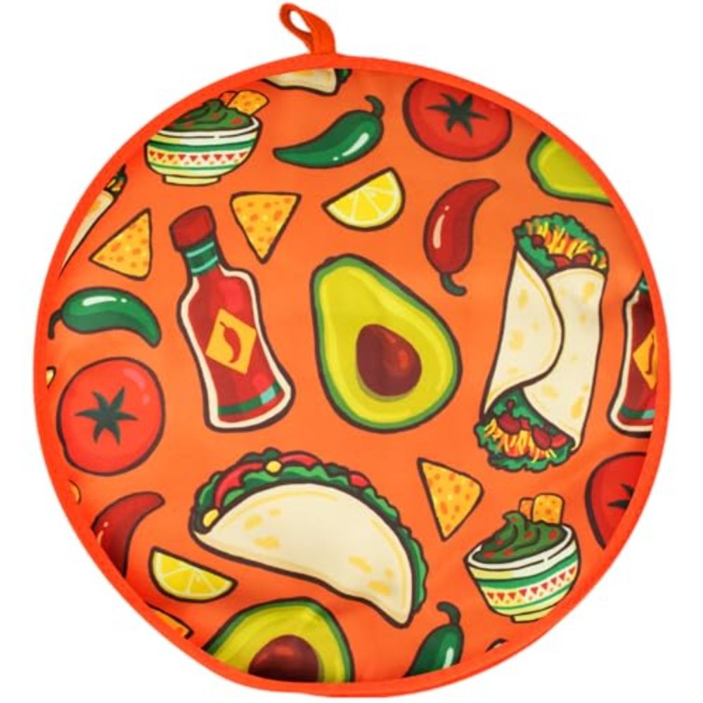 Tortilla Warmer Cloth - Food Grade Tortilla Warmer Pouch Round