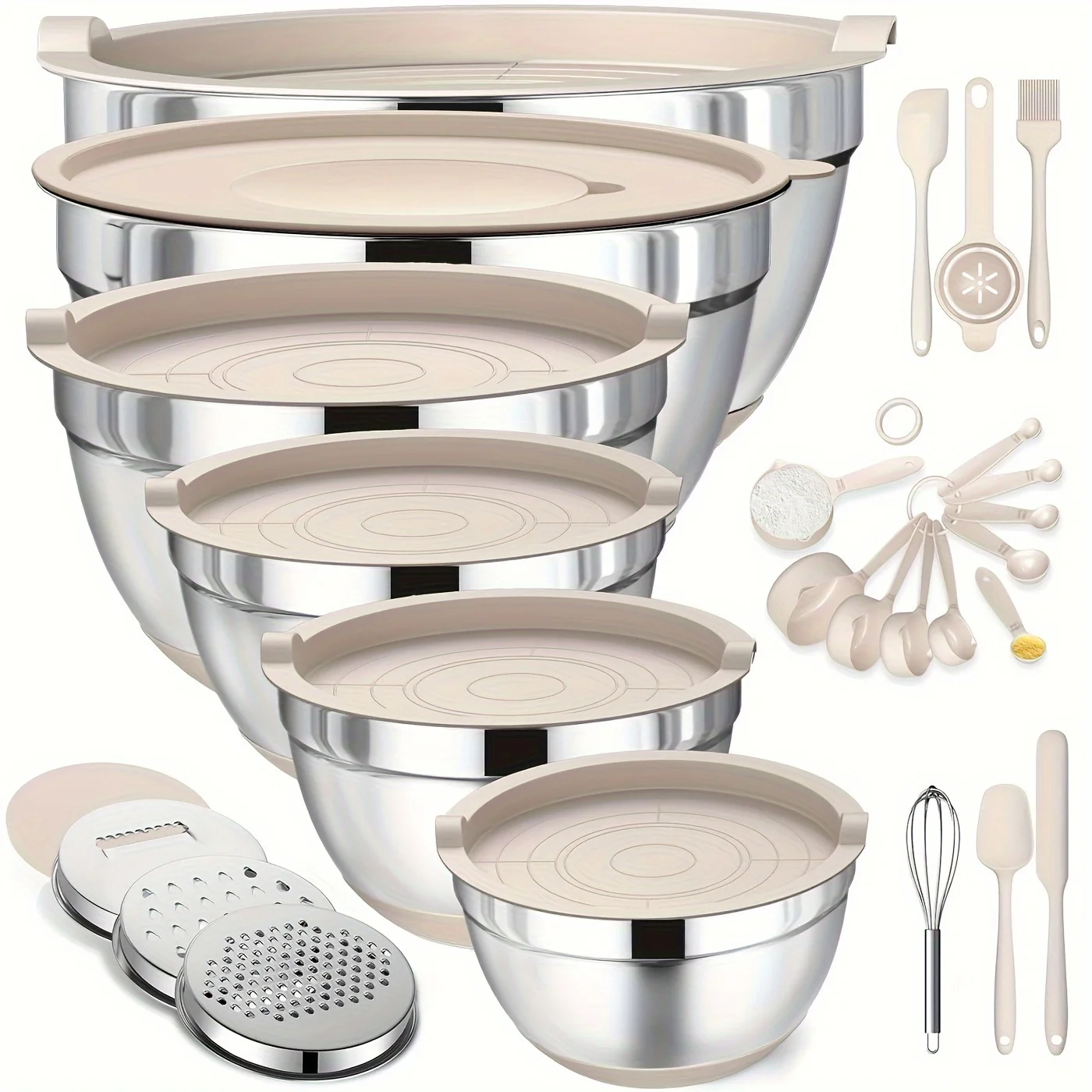 Home Cooking Set - Set of Mixing Bowls Made of