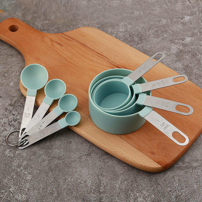8PCS Measuring Cups Spoons Set - Home Cooking Set ulasan dan harga