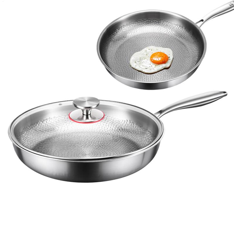Saute Pan Frying Skillet with  - Crepe Pan Nonstick ulasan dan harga