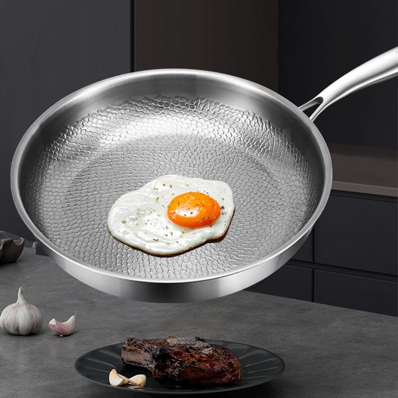 Saute Pan Frying Skillet with  - Crepe Pan Nonstick ulasan dan harga