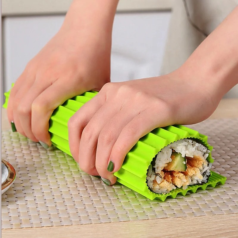 Silicone Hand Roll Sushi Rolli - Sushi Mat Bamboo ulasan dan harga
