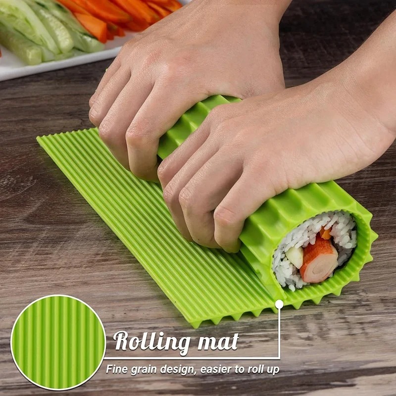 Silicone Hand Roll Sushi Rolli - Sushi Mat Bamboo ulasan dan harga