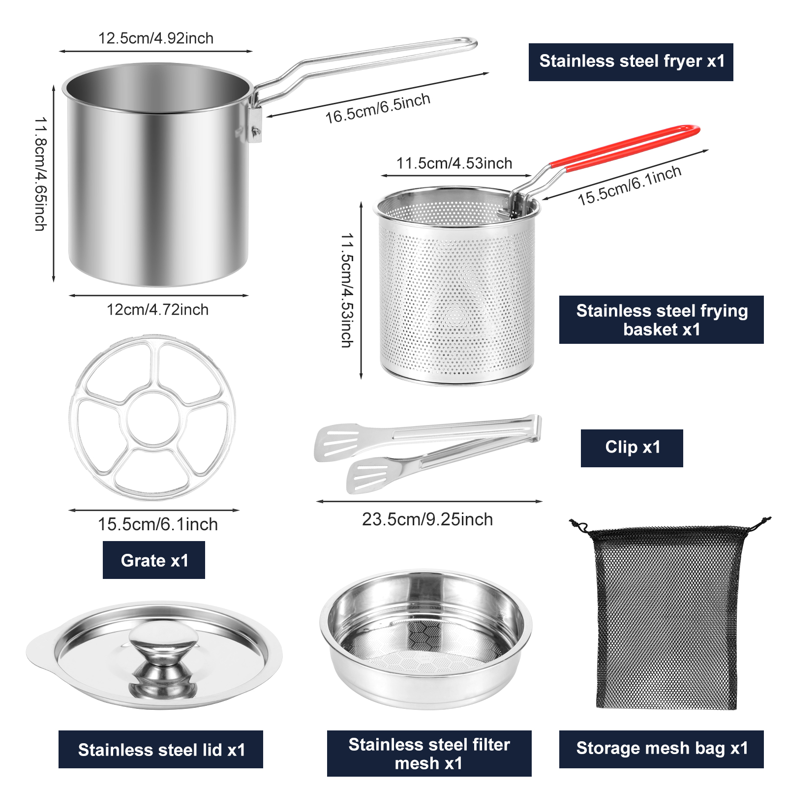 Deep Fryer Pots Stainless Stee - Crepe Pan Nonstick ulasan dan harga