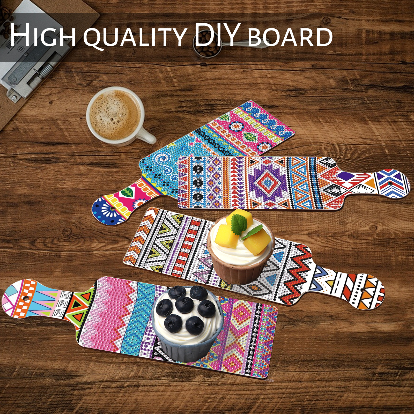 4Pack DIY bohemia Diamond Art  - Home Cooking Set ulasan dan harga