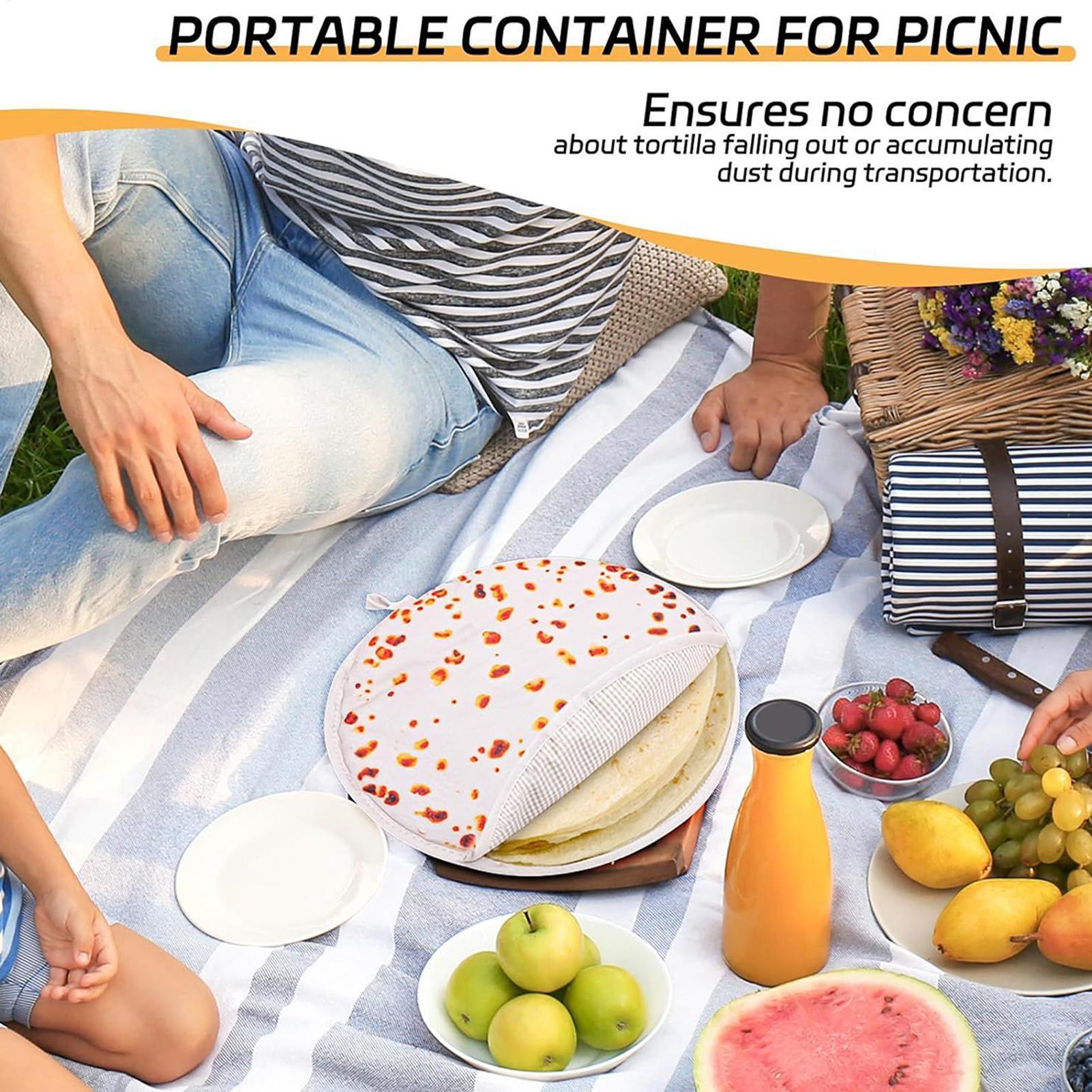 12Inch Microwaveable Tortilla  - Tortilla Warmer Cloth ulasan dan harga