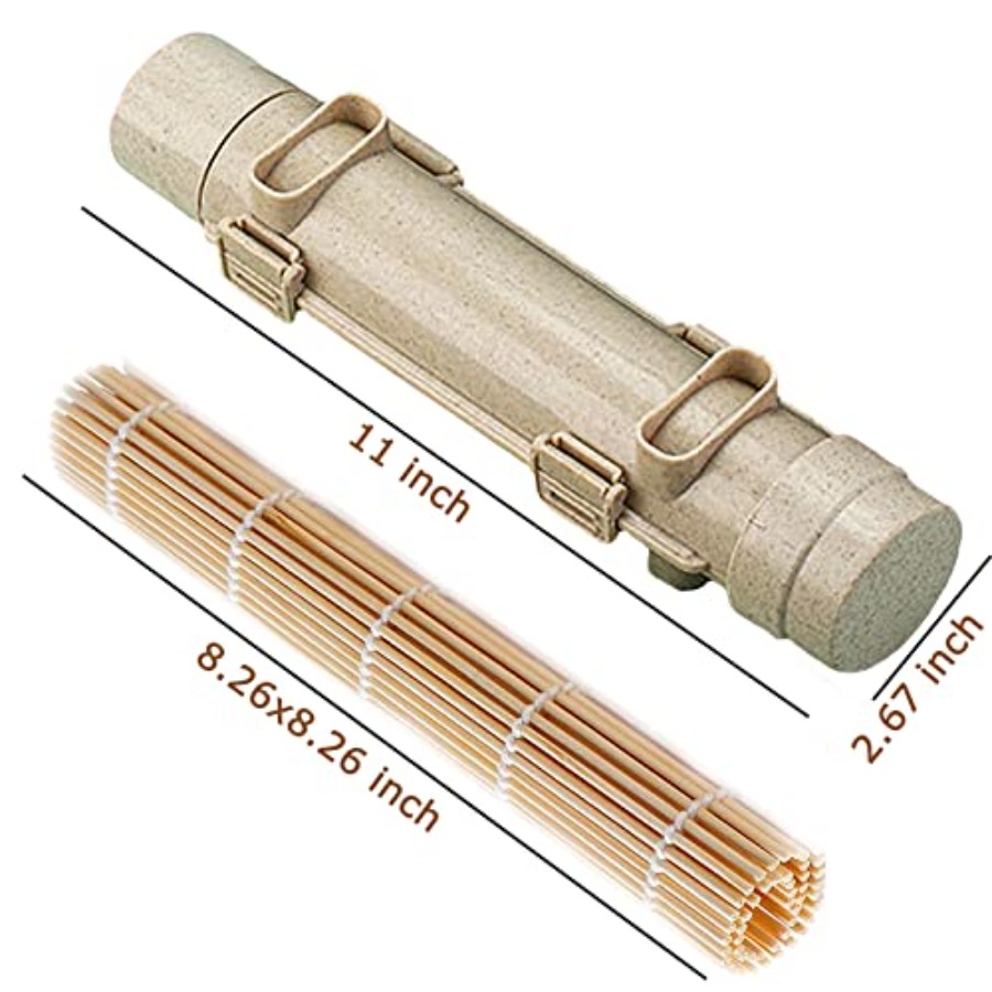 Sushi Making Kit with 2 Bamboo - Sushi Mat Bamboo ulasan dan harga