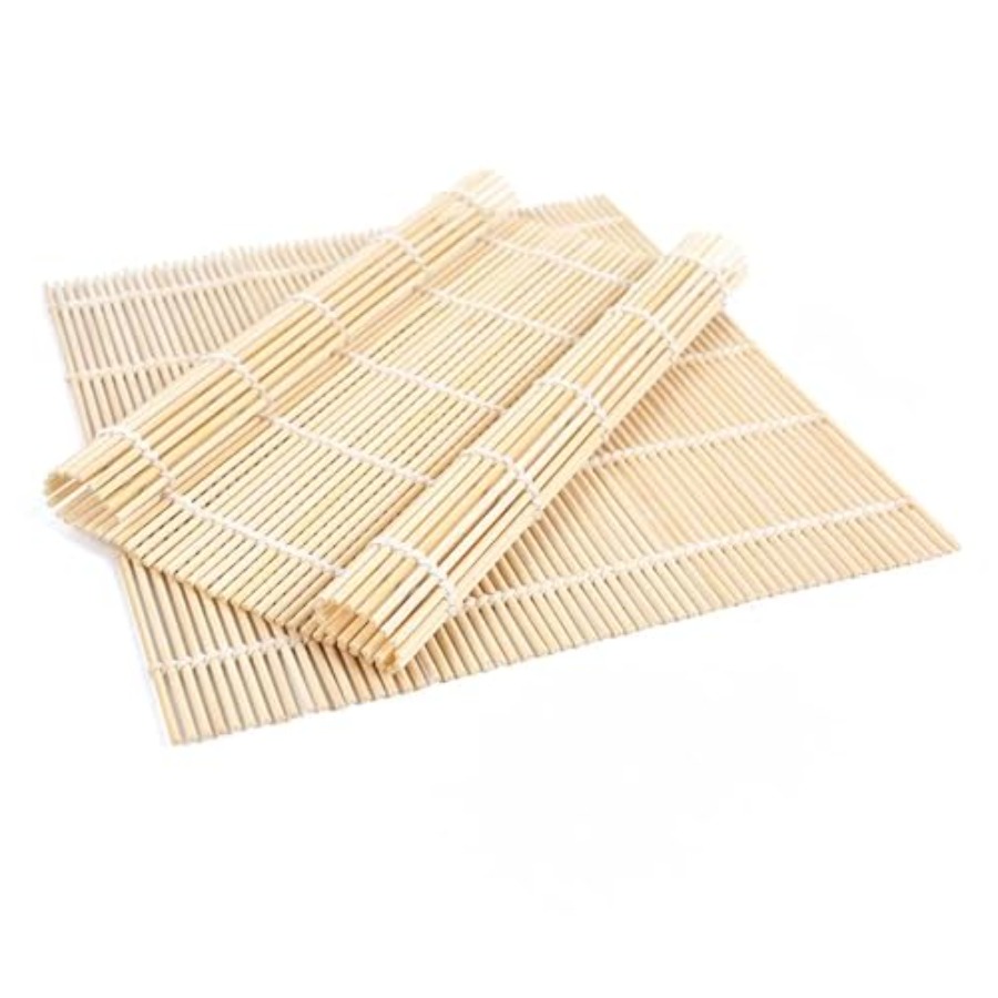2 Pack Bamboo Sushi Rolling Ma - Sushi Mat Bamboo ulasan dan harga