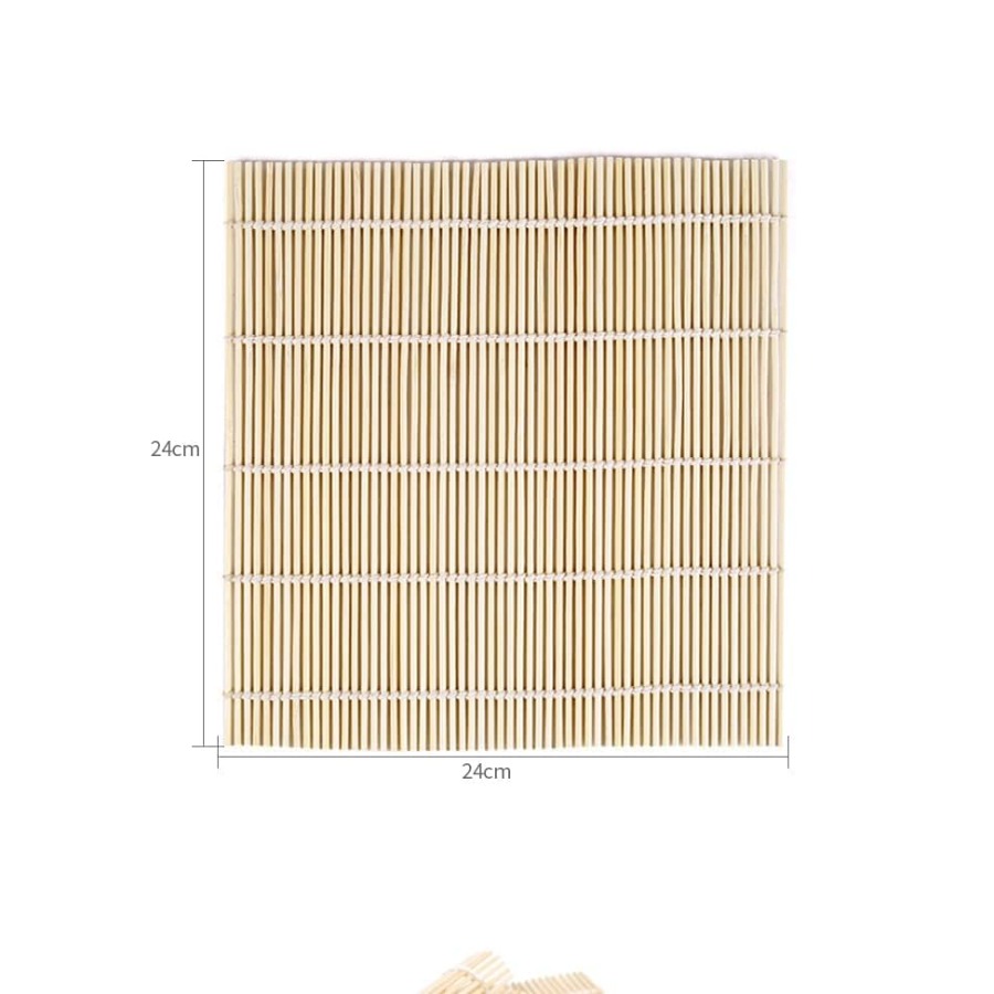 2 Pack Bamboo Sushi Rolling Ma - Sushi Mat Bamboo ulasan dan harga