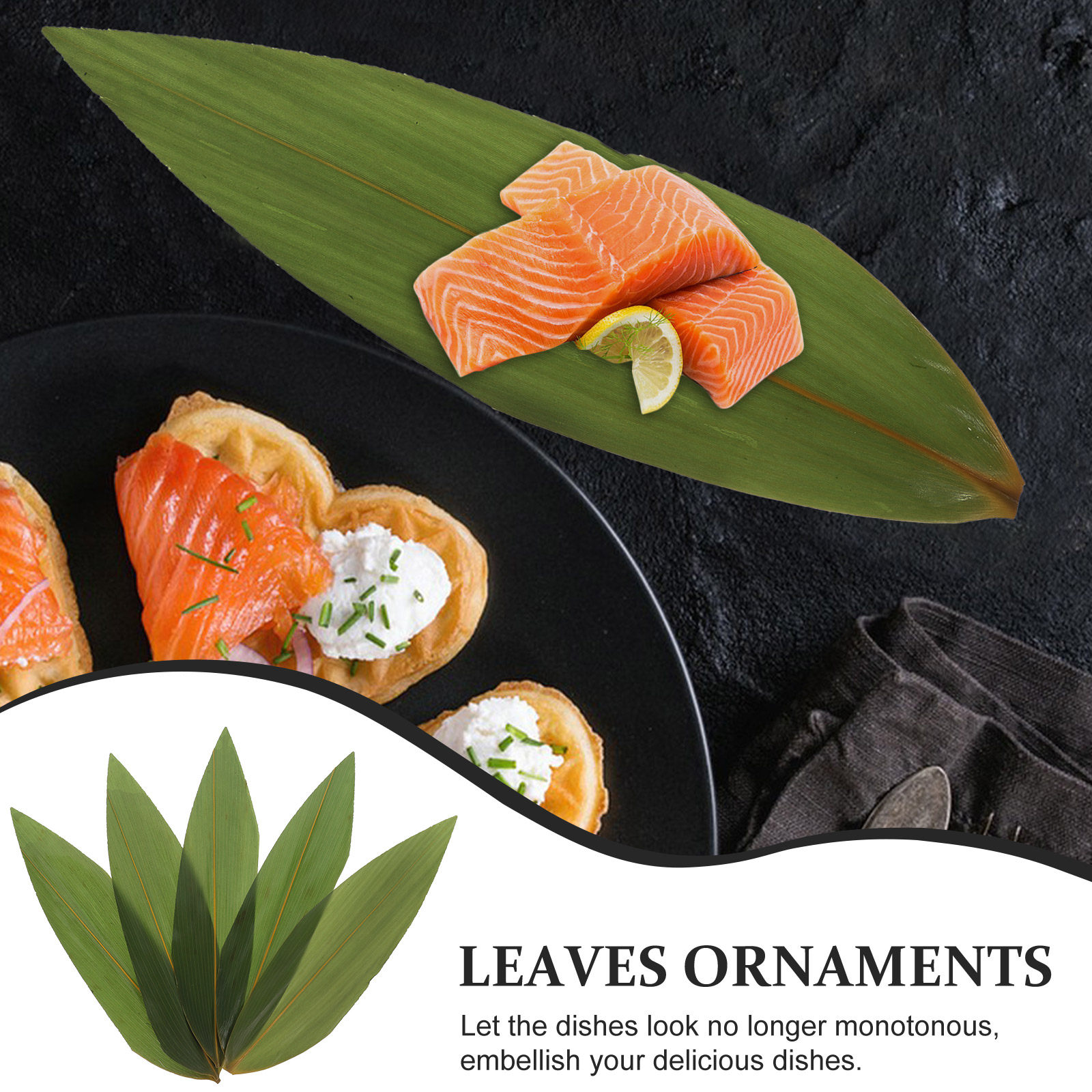 100pcs Sushi Bamboo Leaves Sas - Sushi Mat Bamboo ulasan dan harga