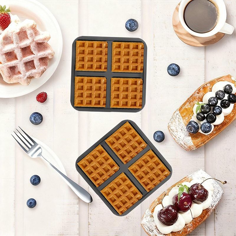 Square Waffle Mold, Non-Stick  - Crepe Pan Nonstick ulasan dan harga