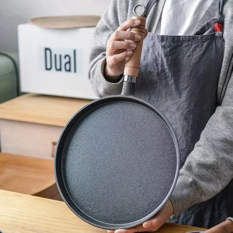 26cm Cast Iron Frying Pan Unco - Crepe Pan Nonstick ulasan dan harga