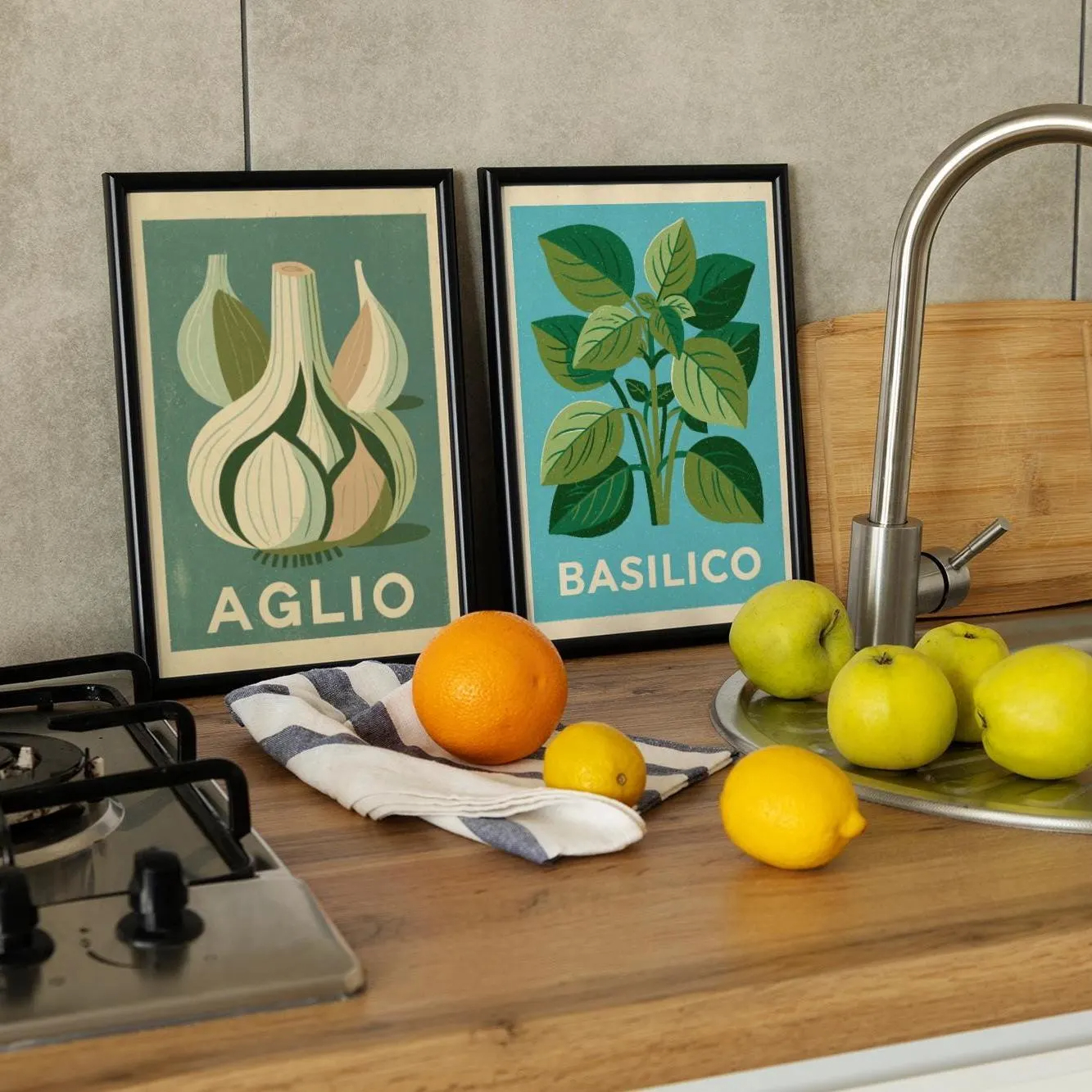 Italian Cooking Canvas Wall Ar - Home Cooking In Italian ulasan dan harga