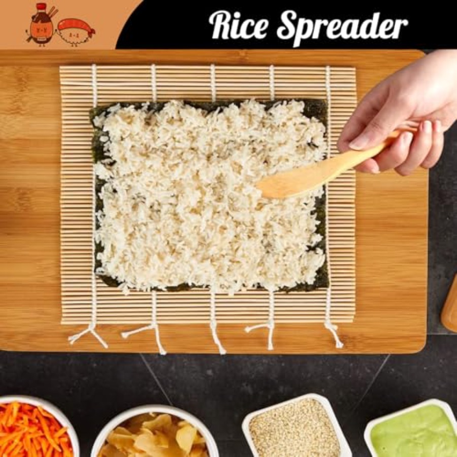 No Plastic Sushi Making Kit, S - Sushi Mat Bamboo ulasan dan harga