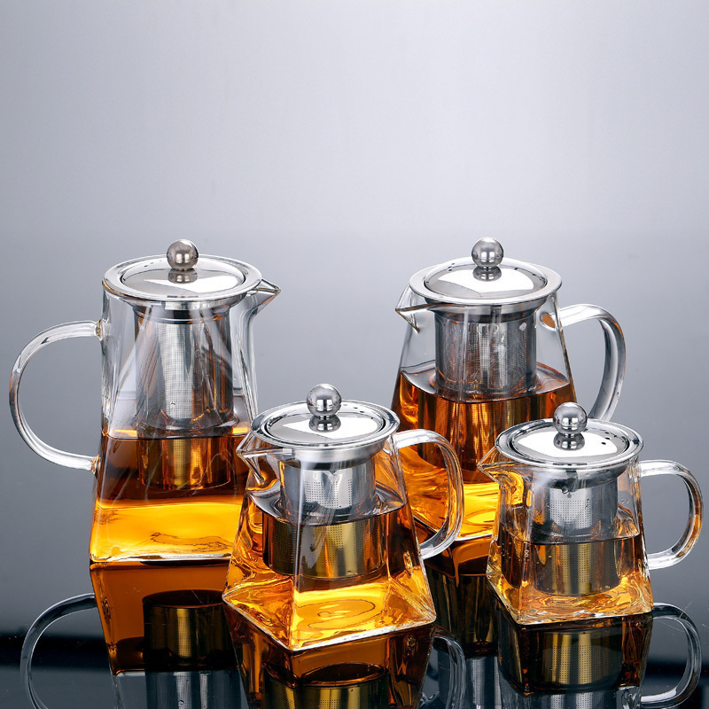 Glass Teapot with Infuser Tea  - Home Cooking Set ulasan dan harga