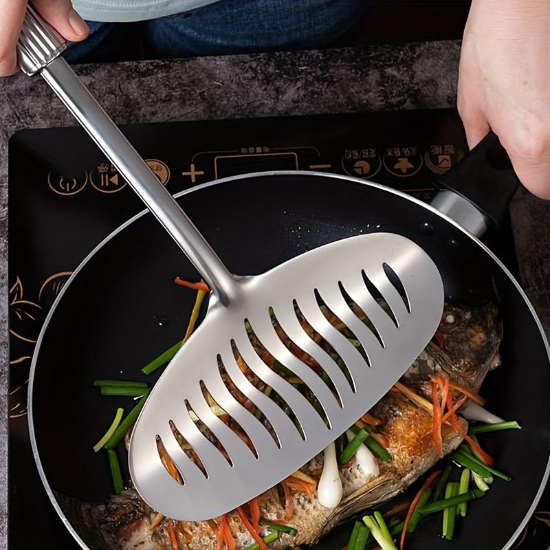 NEW Large Stainless Steel Fish - Crepe Pan Nonstick ulasan dan harga