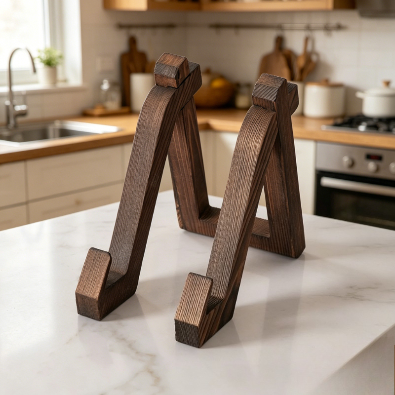 1PC Wooden Cooking Recipe Hold - Home Cooking Recipe ulasan dan harga