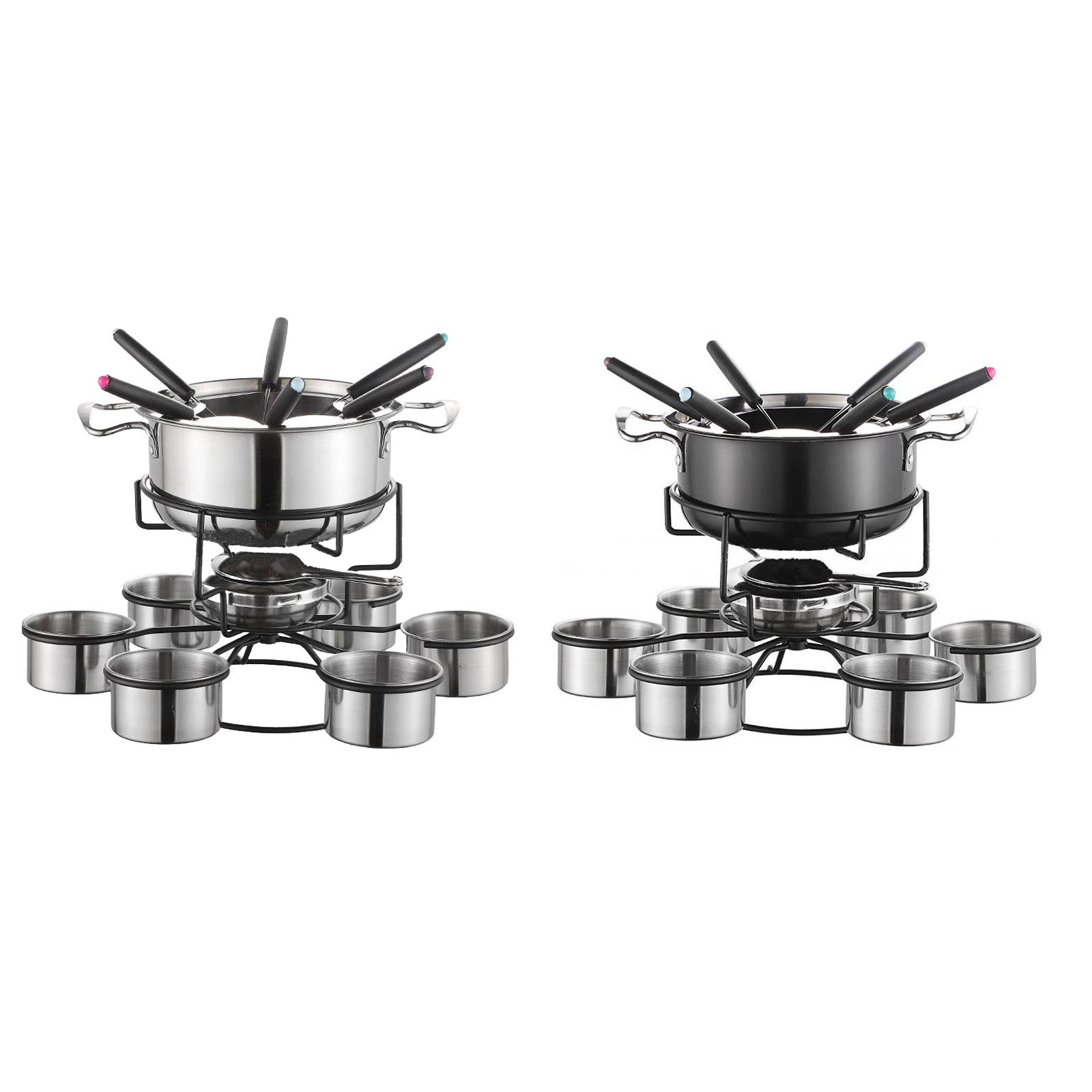 Fondue Pot Set Cooking Stove T - Home Cooking Set ulasan dan harga