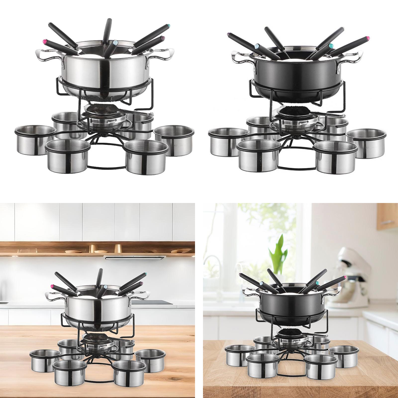 Fondue Pot Set Cooking Stove T - Home Cooking Set ulasan dan harga