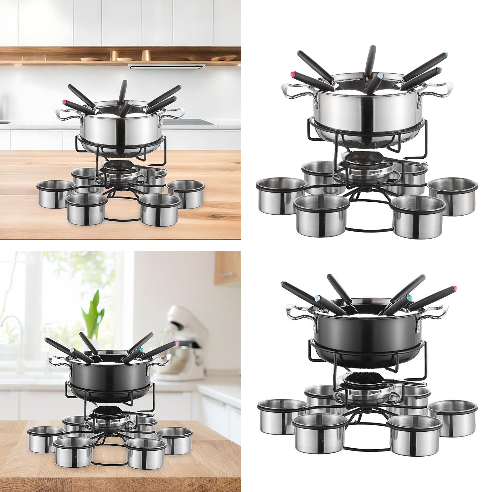 Fondue Pot Set Cooking Stove T - Home Cooking Set ulasan dan harga