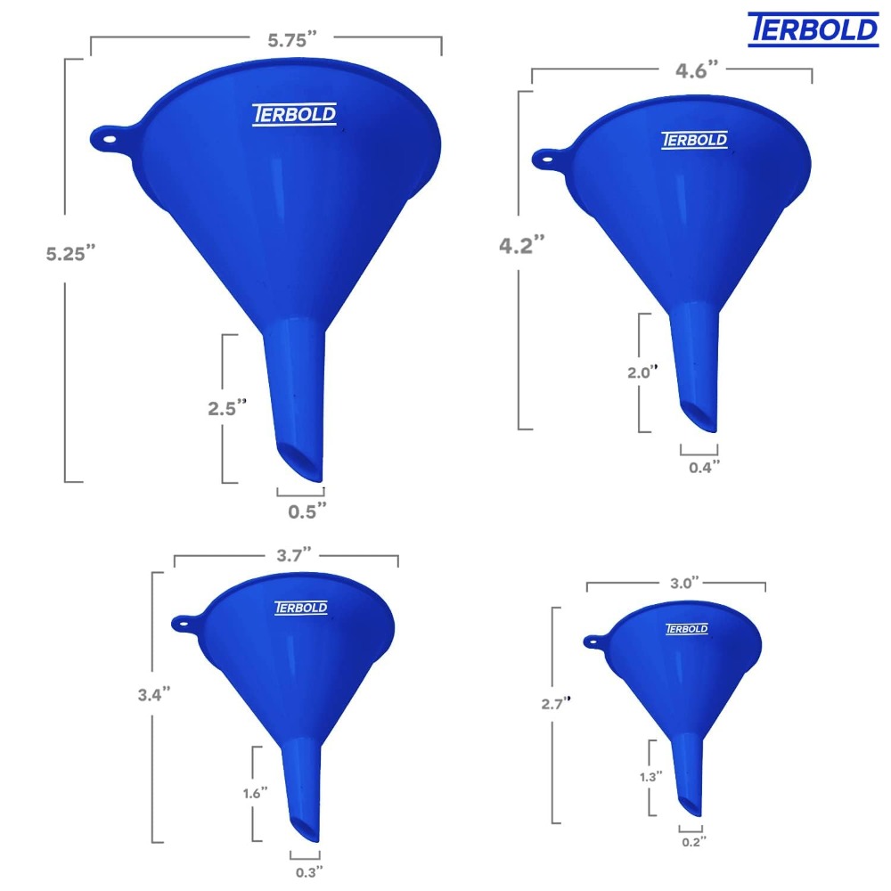 4pc Funnel Nesting Set in BPA  - Home Cooking Set ulasan dan harga