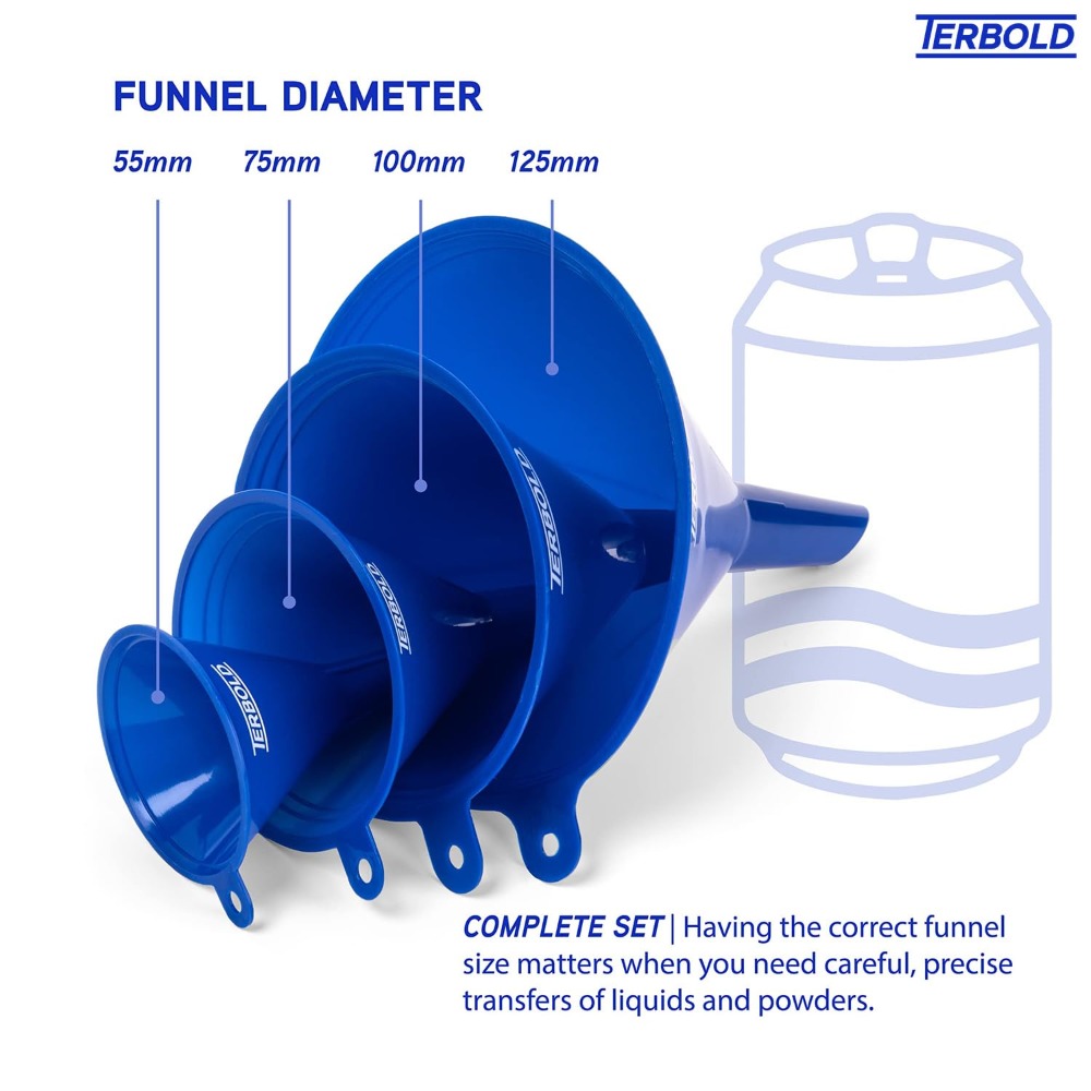 4pc Funnel Nesting Set in BPA  - Home Cooking Set ulasan dan harga