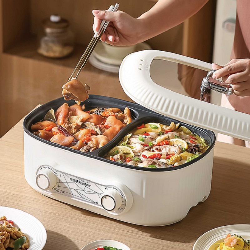 6L Double Liner Electric Hot P - Crepe Pan Nonstick ulasan dan harga