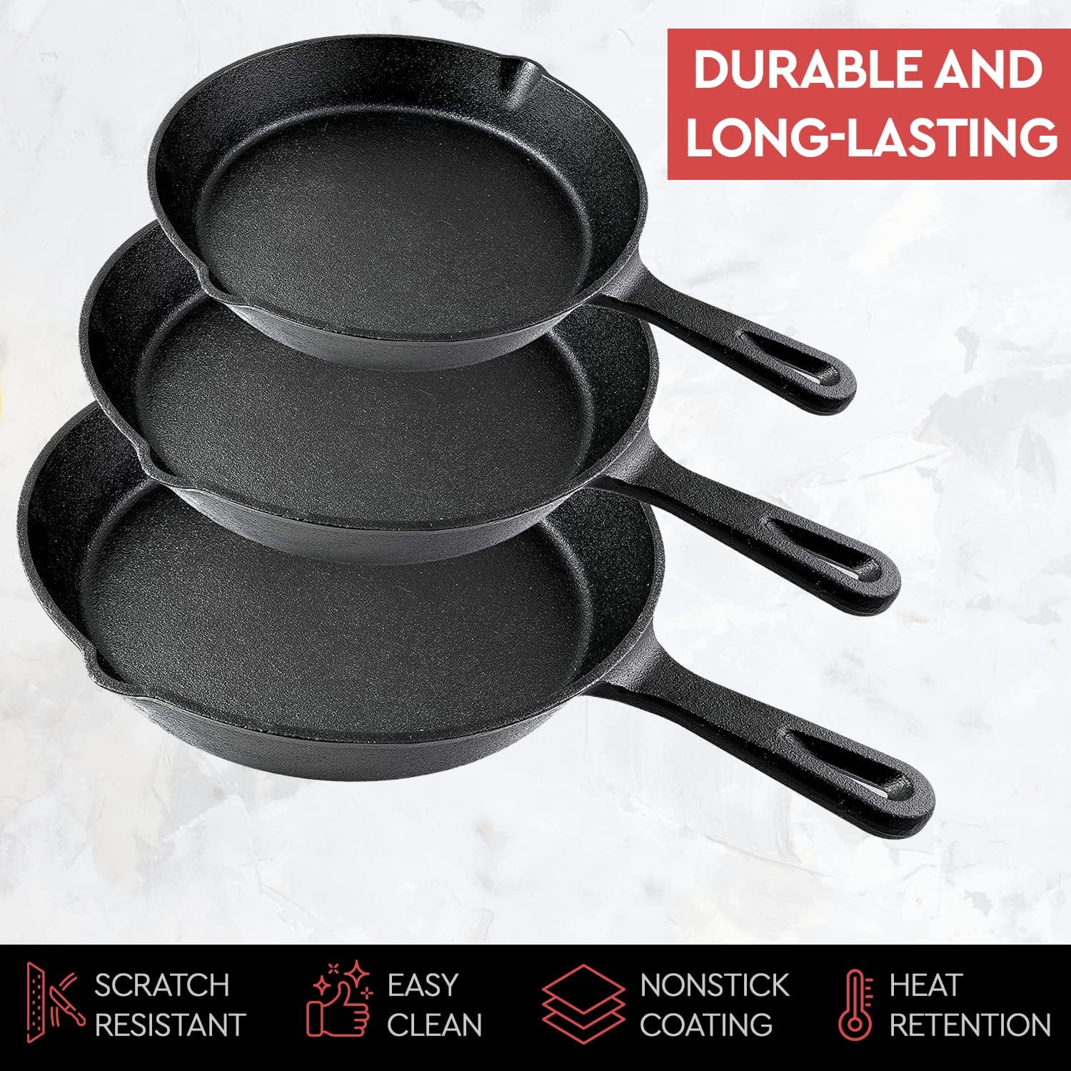 14/16/20cm Cast Iron Frying Pa - Crepe Pan Nonstick ulasan dan harga