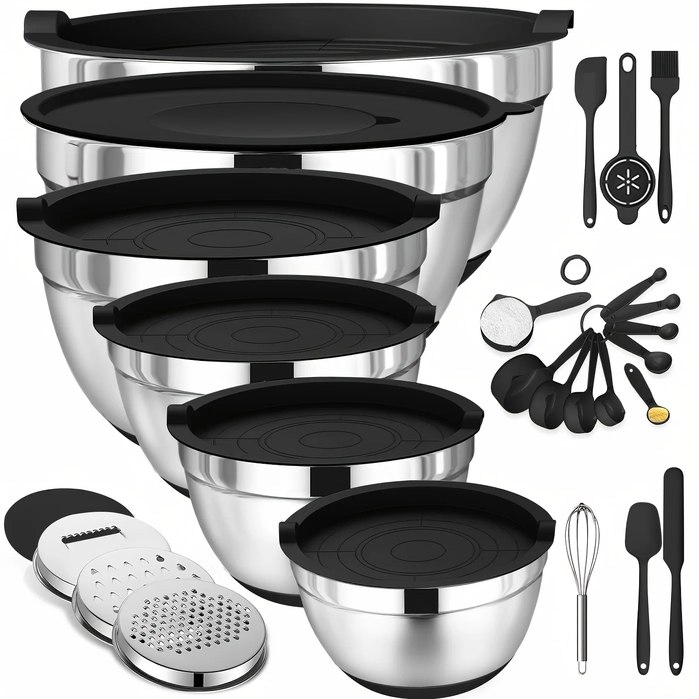 Set of Mixing Bowls Made of St - Home Cooking Set ulasan dan harga