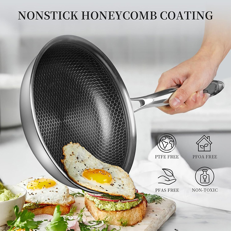 20 24 28cm Nonstick Frying Pan - Crepe Pan Nonstick ulasan dan harga
