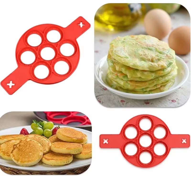 Silicone Non Stick Pot 7-Hole  - Crepe Pan Nonstick ulasan dan harga