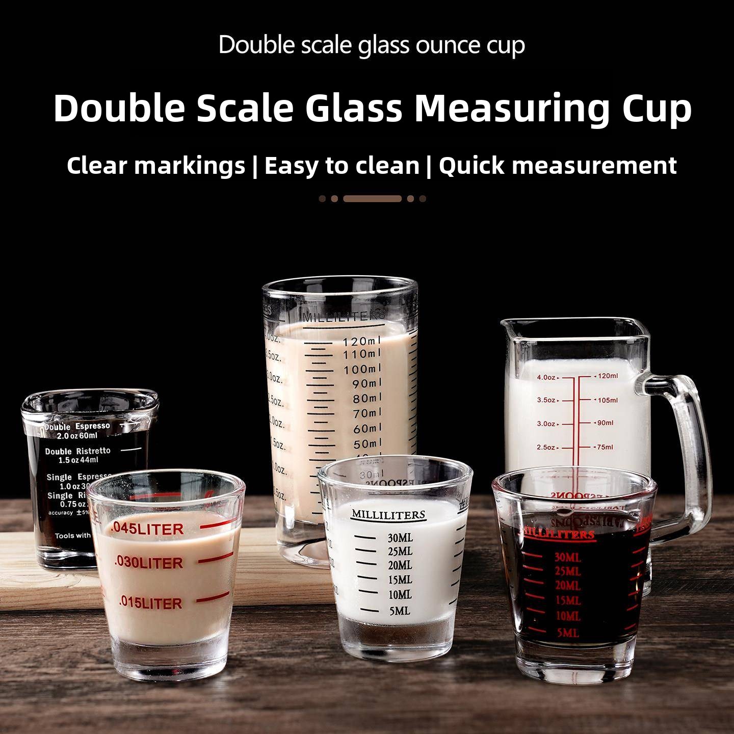 30ml Glass Ounce Cup with Scal - Home Cooking In Italian ulasan dan harga
