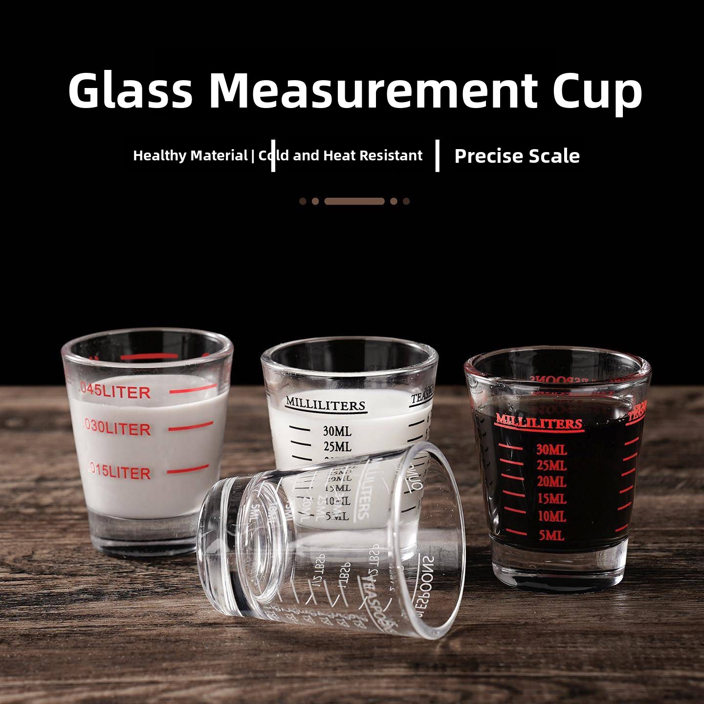 30ml Glass Ounce Cup with Scal - Home Cooking In Italian ulasan dan harga