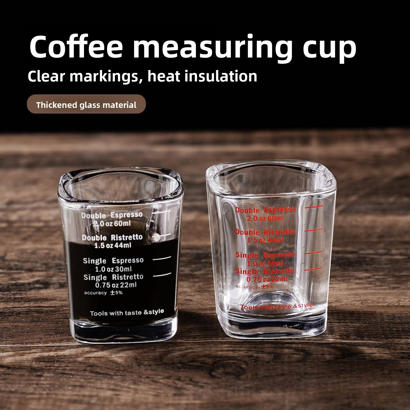 30ml Glass Ounce Cup with Scal - Home Cooking In Italian ulasan dan harga